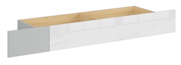 Veļas kaste, ozola/balta/pelēka, 200 x 79.5 cm