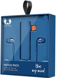 Ausinės Fresh 'n Rebel Vibe Powerbank 3000mAh Indigo