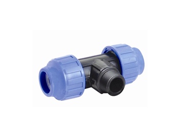 Тройник для внутренней канализации STP Fittings Sia, 1 дюйм - Внешняя резьба, Ø32 мм