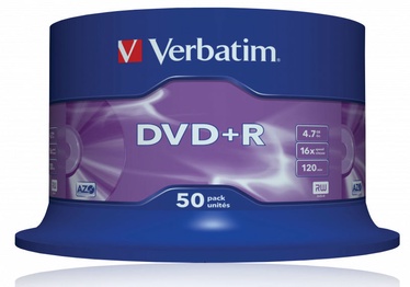 Datu nesējs Verbatim, 4.7 GB, 50gab.