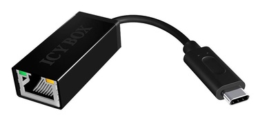 Raidsonic Adapter RJ-45 / USB Type-C Black