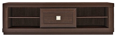TV-laud Black Red White Oregon Canterbury Oak, 1365x435x395 mm
