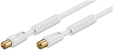 Goobay Coaxial Cable White 10m