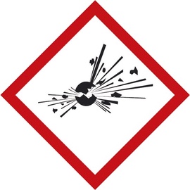 Предупредительный знак, 0.012 м x 1.2 см