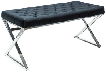 Kingapink Modern Onyx, must/kroom, 100 cm x 46 cm x 48 cm