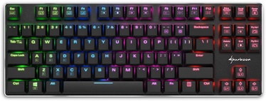 Клавиатура Sharkoon PureWrite TKL Kailh Red EN, черный