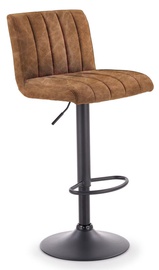 Барный стул H-89, коричневый/черный, 41 см x 48 см x 88 - 108 см