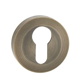 Durvju aizsargplāksnīte Domoletti Keyhole Cover A01 Antique Brass