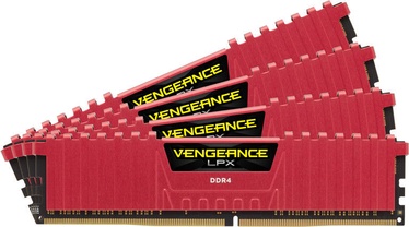 Corsair Vengeance LPX Red 32GB 3866MHz CL18 DDR4 KIT OF 4 CMK32GX4M4B3866C18R