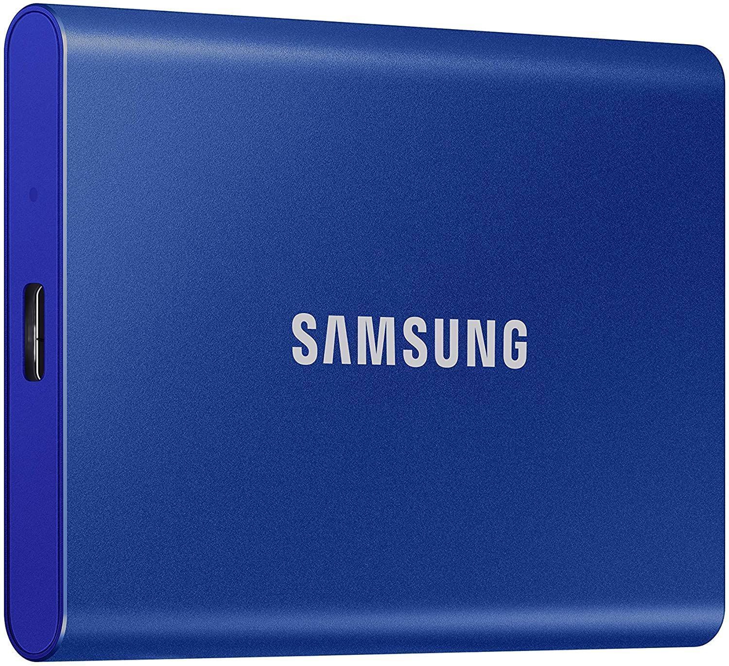 Жесткий диск Samsung T7, SSD, 1 TB, синий - K-rauta