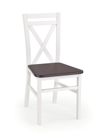 Стул для столовой Halmar Dariusz 2 White/Dark Walnut