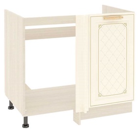 DaVita Milana 23.52 Kitchen Bottom Cabinet Under The Sink Astrid Pine/Vanilla
