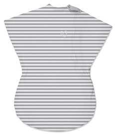 Summer Infant SwaddleMe Wiggle Blanket Small Grey Stripe