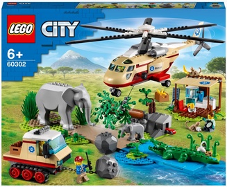 Konstruktors LEGO City Savvaļas dzīvnieku glābšanas operācija 60302, 525 gab.