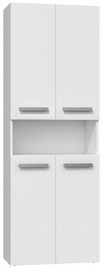 Top E Shop Short Bathroom Cabinet With 2 Baskets White Matt