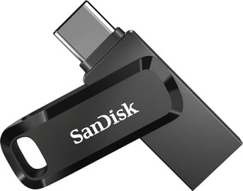 USB mälupulk SanDisk Ultra Dual Drive Go, must, 256 GB