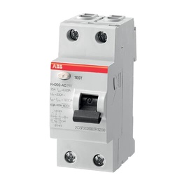 Srovės nuotėkio relė FH202, 40A, 6kA, 30mA AC, 2P