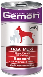Monge Gemon Chunks Adult Maxi Beef 1250g