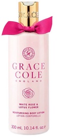 Ķermeņa losjons Grace Cole Moisturising White Rose & Lotus Flower, 300 ml