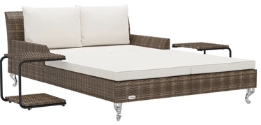 Lamamistool VLX Double Sun Lounger 48130, pruun
