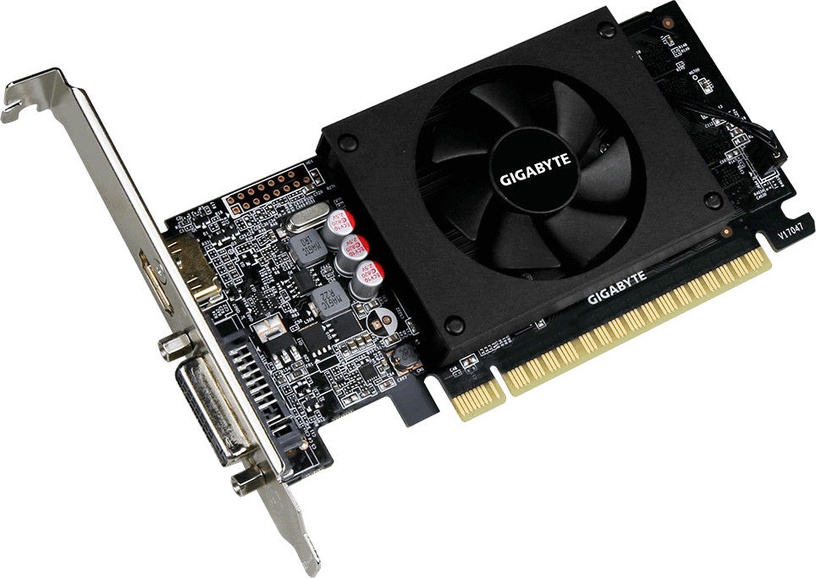 Видеокарта Gigabyte GeForce GT 710 PCIE GV-N710D5-2GL, 2 ГБ, GDDR5