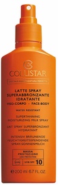 Collistar Supertanning Moisturizing Milk Spray SPF10 200ml