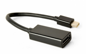 Адаптер Gembird Mini DisplayPort Male to DisplayPort Female Display port male, Display port female, черный