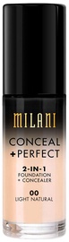 Tonuojantis kremas Milani Conceal + Perfect 00 Light Natural, 30 ml