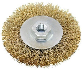 Ega Brass Wire Wheel Brush 100mm