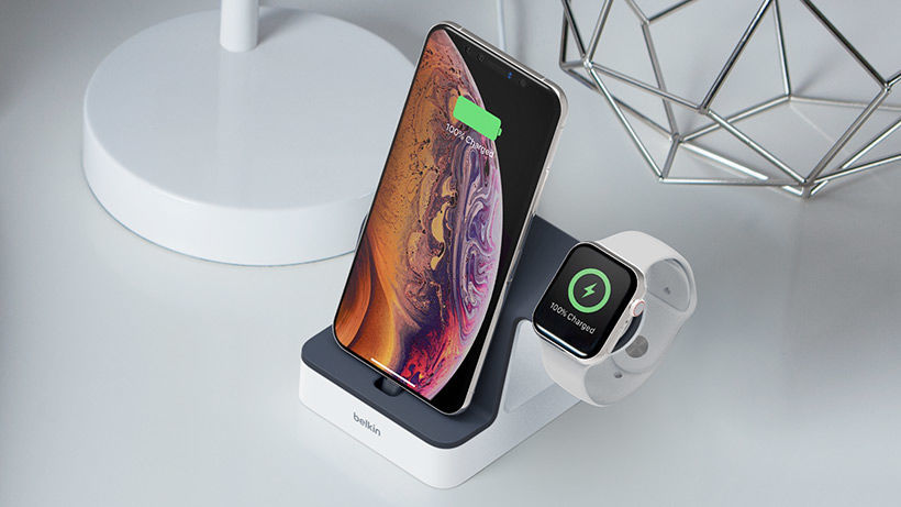 Belkin Apple Watch/iPhone/Airpods Black bevielis kroviklis 7.5W WIZ001vfBK  kaina 169,00 € | iStore.lt