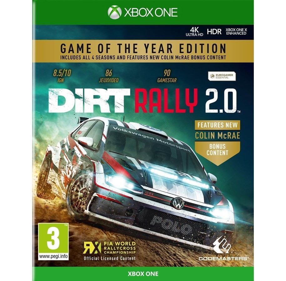 Игра Xbox One Codemasters DiRT Rally 2.0 Game Of The Year Edition -  Krauta.ee