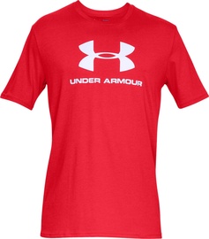 Under Armour Sportstyle Logo Tee 1329590-600 Red XL