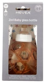 Бутылочка Hevea 2in1 Baby Glass Bottle With Star Ball, 0 мес., 120 мл