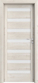 Siseukseleht Porta D7 PORTAVERTE D7, vasakpoolne, skandinaavia tamm, 203 x 74.4 x 4 cm