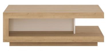 Meble Wojcik Lyon LYOT01 Coffee Table White/Riviera Light Oak