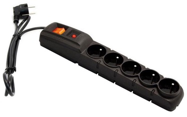 HSK Data Surge Protector 5 Outlet Black 5m