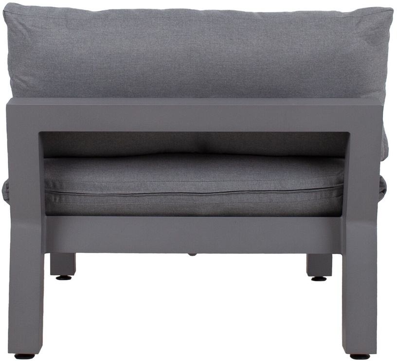 Moduļu dīvāns Home4you Fluffy 13791, pelēka, 82 x 93 x 66 cm
