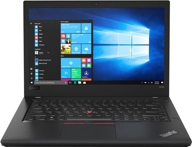 Nešiojamas kompiuteris Lenovo ThinkPad A A485 Black 20MU000CMH, AMD Ryzen 5 PRO 2500U (4 МB Cache, 2.00 GHz, 3.60 GHz), 8 GB, 256 GB, 14 ", Radeon Vega 8, juoda