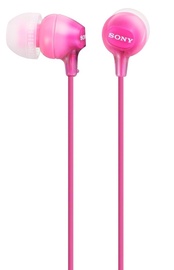 Vadu austiņas Sony MDR-EX15LP, rozā