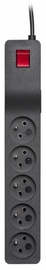Lestar Surge Protector 5 Outlet Black 3m