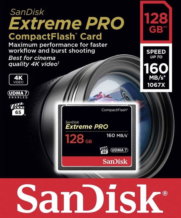 Atmiņas karte SanDisk, 128 GB