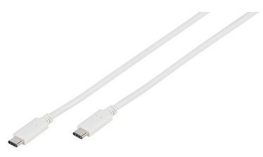 Juhe Vivanco USB Type-C Connection Cable 1m White