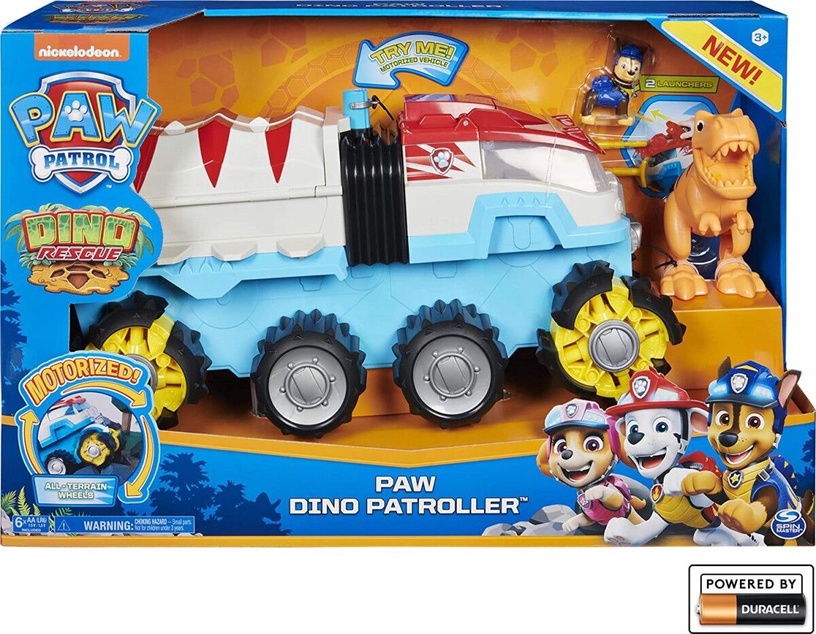 Rotaļlietu smagā tehnika Spin Master Paw Patrol Dino Rescue Paw Dino Patroller