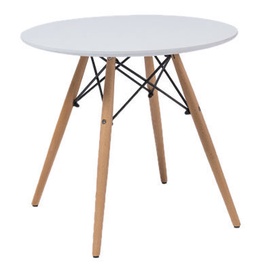 Kafijas galdiņš Signal Meble Soho White, 600x600x550 mm