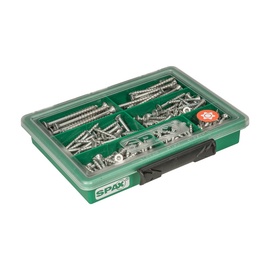 Puidukruvi Spax, 5 x 60 mm, valge, 245 tk