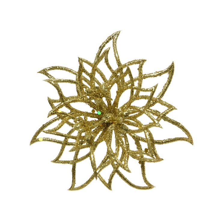 Искусственный цветок, золотой, 20 мм