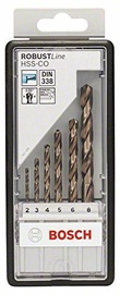 Bosch 2607019924 Robust Line HHS-CO Metal Drill Bit Set 6pcs