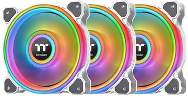 Thermaltake Riing Quad 14 RGB Radiator Fan TT Premium Edition White 3 Pack
