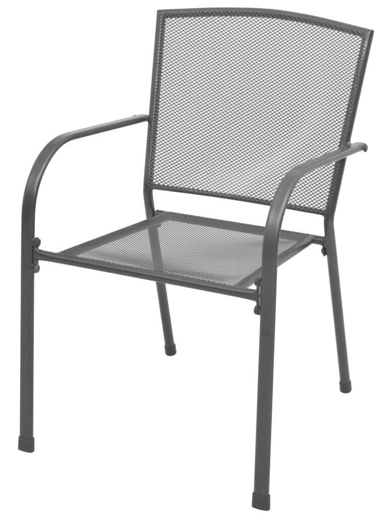 stackable metal mesh patio chairs