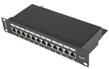 Lülitusseade Lanberg PPF6-9012-B 12 Port Panel